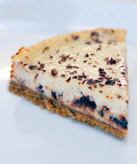 Liquorice Cheesecake with White Chocolate