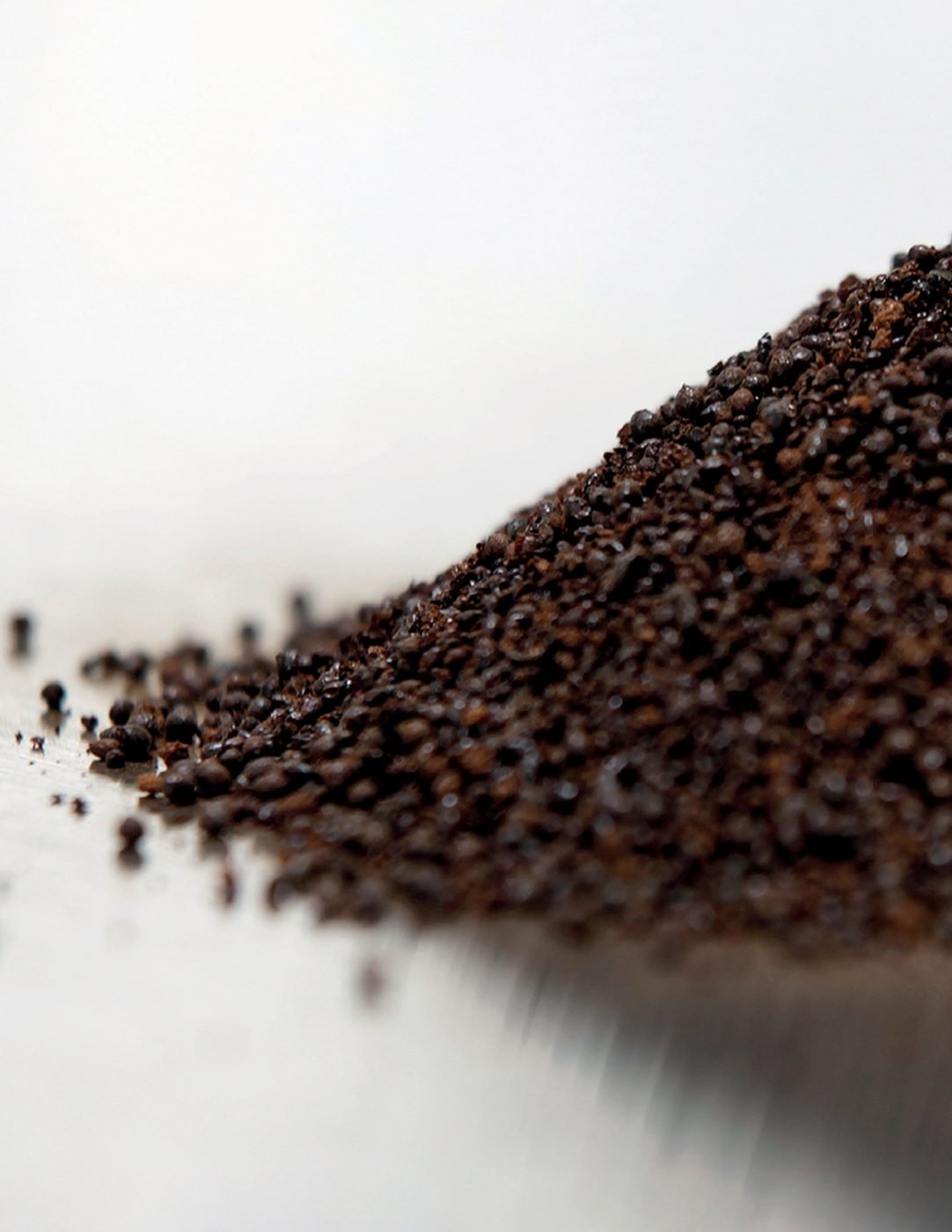 Freshly ground coffee